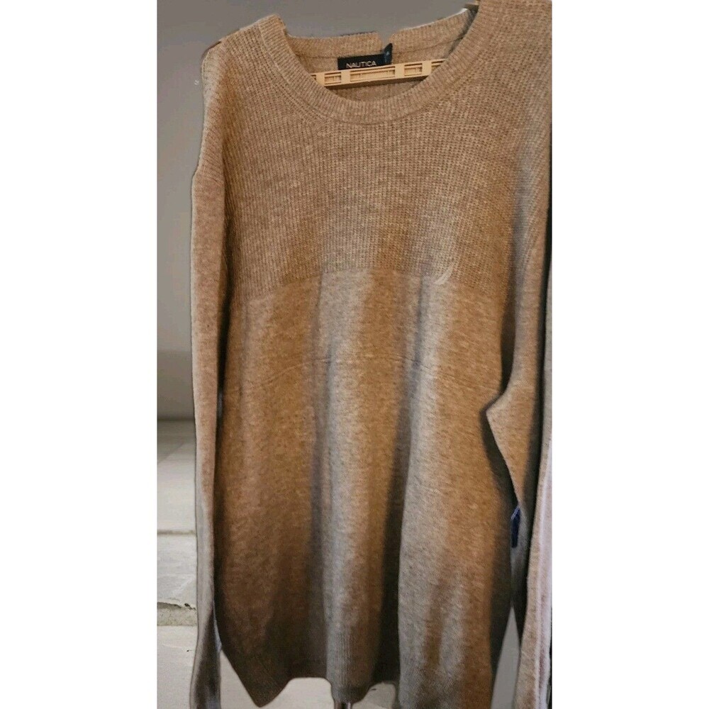 New Nautica Men's Pullover XXL  Grey‎ Excellent Soft Stylish Comfy A200